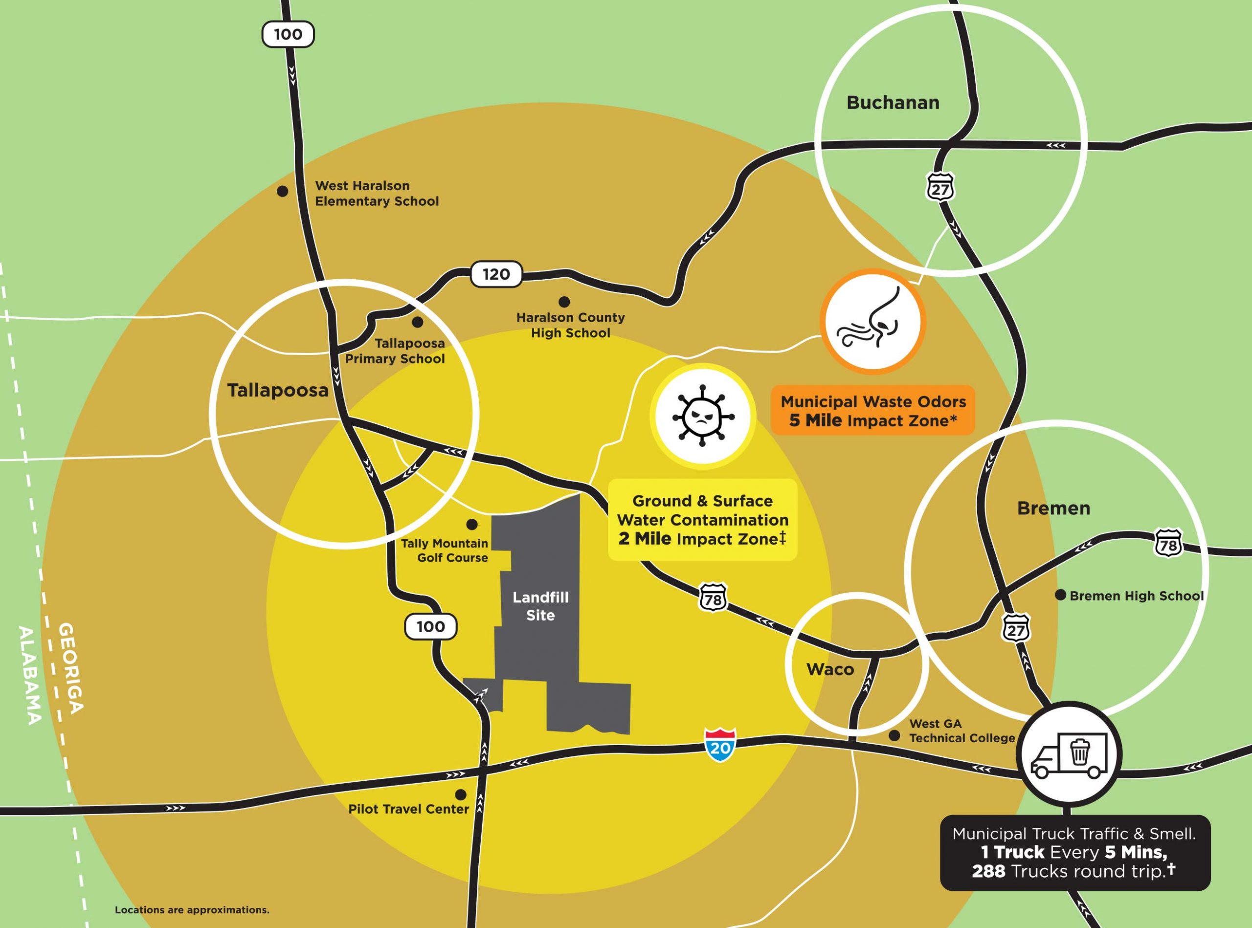 Haralson County Landfill Map
